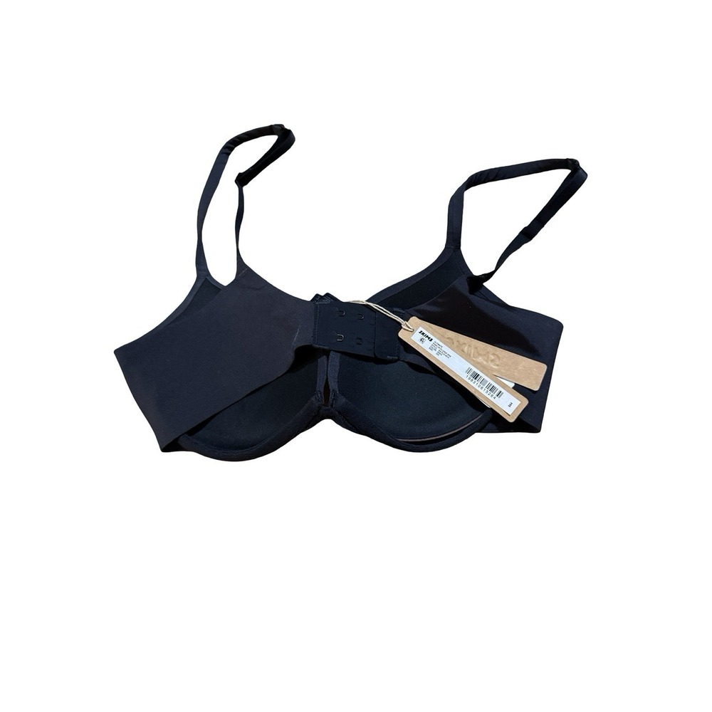 Skims Ultimate Push Up Plunge Bra Onyx Black 32DDD BR-UWR-1881 - Picture 3 of 4